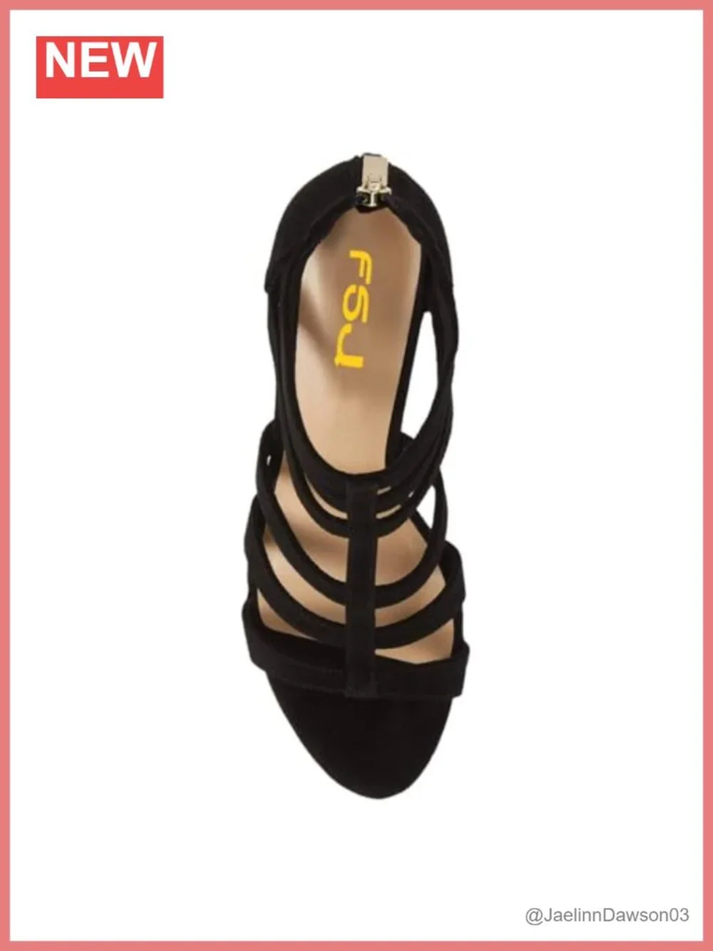 Women Chunky Mid High Heel Sandals Open Toe T-Strap Pumps Cutout Dress Party